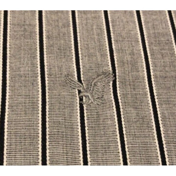 American Eagle Outfitter Premium Vintage Fit Men’s Gray Stripes Down XXL 2XLarge - Picture 10 of 14